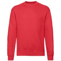 Fruit of the Loom Men's Classic 80 20 Set-in Sweatshirt in Red | Size: XL