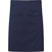 Premier Colours Front Pocket Waist Apron in Navy