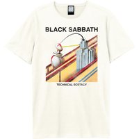 Amplified Men's Techincal Ecstacy Black Sabbath Vintage T-Shirt in White | Size: XL