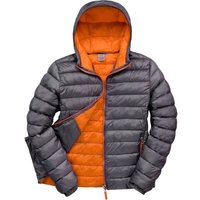 Result Men's Snow Bird Hooded Jacket in Mid Grey | Size: Small