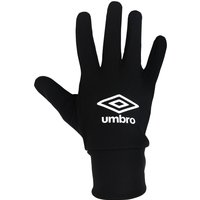 Umbro Technical Logo Player Gloves in Black | Size: Large