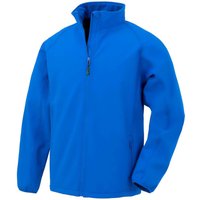Result Double Layered Printable Soft Shell Jacket in Blue | Size: 9-10 Years
