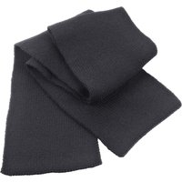 Result Women's Classic Knitted Heavy Scarf in Charcoal
