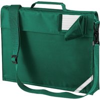 Quadra Men's Adjustable Strap Book Bag in Bottle Green