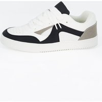 Faux Leather Trainers