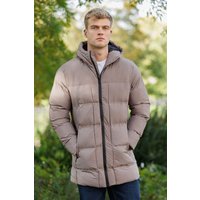 Longline Padded Hooded Jacket