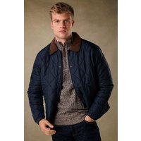 Quilted Coach Jacket Cord Collar