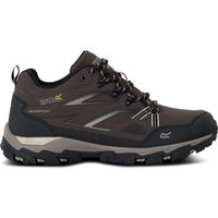 Regatta Men's Holcombe III Low Waterproof Walking Shoes in Dark Brown | Size: 6.5