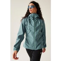 Dare 2b Women's Torrek Breathe Easy Hooded Waterproof Jacket in Mid Blue | Size: 16
