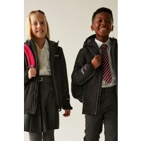 Regatta Hurdle Hooded Waterproof Breathable Insulated Jacket in Black | Size: 5-6 Years