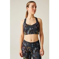 Dare 2b Women's Swift Sports Bra in Charcoal | Size: Medium