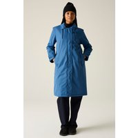 Regatta Women's Orla Kiely Hooded Waterproof Insulated Mac in Blue | Size: 8