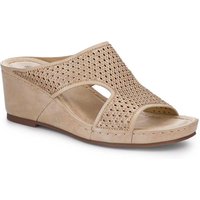 High Wedge Heel Mules