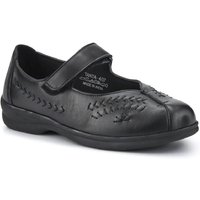 Extra Wide Leather Mary Janes