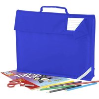 Quadra Men's Reflective Tape Book Bag in Pale Blue