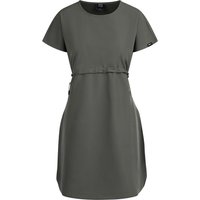 Trespass Women's Lidia Round Neck Cotton Dress in Olive | Size: Large