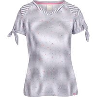 Trespass Women's Fernie Striped V Neck Top in Navy | Size: Medium