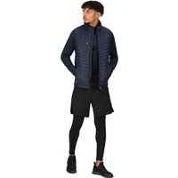 Quilted Hybrid Gilet Dark