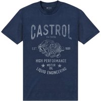 Castrol Men's Motor Oil T-Shirt in Navy | Size: XL