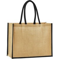 Westford Mill Women's Classic Starched Jute Tote Bag in Natural