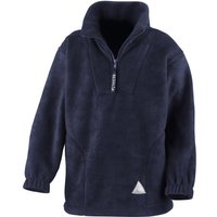 Result Polartherm Zip Neck Fleece Top in Navy | Size: 4-6 Years