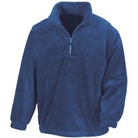Result Men's Polartherm Fleece Top in Blue | Size: Small