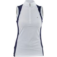 Aubrion Girl's Newbel Sleeveless Show Shirt in Navy | Size: 11-12 Years