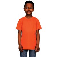 Casual Classics Original Tech T-Shirt in Orange | Size: 7-8 Years