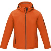 Elevate Men's Notus Padded Soft Shell Jacket in Orange | Size: XL