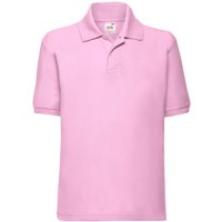 65 35 Plain Pique Polo Shirt Light
