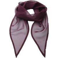 Premier Women's Colours Chiffon Scarf in Aubergine