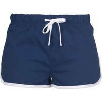 Skinni Fit Women's Retro Shorts in Navy | Size: 18