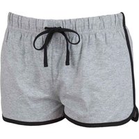 Skinni Fit Women's Retro Shorts in Grey | Size: 18