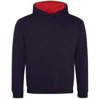 AWDis Varsity Hoodie in Mid Navy | Size: 3-4 Years