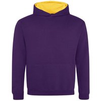 AWDis Varsity Hoodie in Purple | Size: 12-13 Years