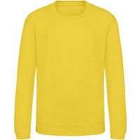 AWDis Just Hoods Sweatshirt in Yellow | Size: 12-13 Years