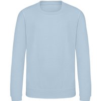 AWDis Just Hoods Sweatshirt in Baby Blue | Size: 3-4 Years