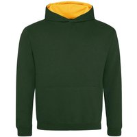 AWDis Varsity Hoodie in Light Green | Size: 5-6 Years