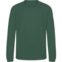 AWDis Just Hoods Sweatshirt in Bottle Green | Size: 3-4 Years