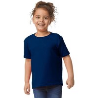 Gildan Plain Cotton Heavy T-Shirt in Navy | Size: 6 Years