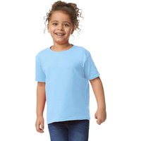 Gildan Plain Cotton Heavy T-Shirt in Light Blue | Size: 6 Years