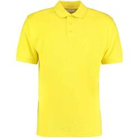 Kustom Kit Men's Klassic Piqué Polo Shirt in Yellow | Size: Small