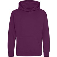 AWDis Hoodie 1-2 Years in Plum