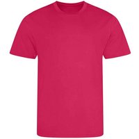 AWDis Cool Plain Magenta T-Shirt in Pink | Size: 9 Years