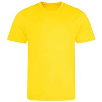 AWDis Cool Plain Magenta T-Shirt in Yellow | Size: 7-8 Years