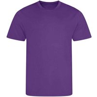 AWDis Cool Plain Magenta T-Shirt in Purple | Size: 9 Years