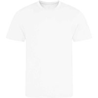 AWDis Cool Plain Magenta T-Shirt in White | Size: 9 Years