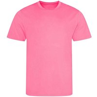 AWDis Cool Plain Magenta T-Shirt in Baby Pink | Size: 5-6 Years