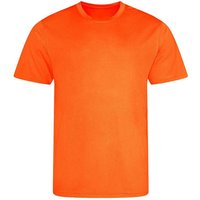 AWDis Cool Plain Magenta T-Shirt in Burnt Orange | Size: 7-8 Years