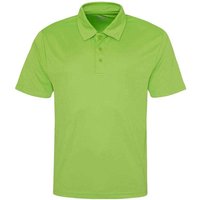 AWDis Cool Men's Moisture Wicking Polo Shirt in Lime | Size: Medium